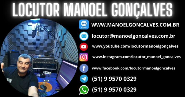 Locutor manoel gonçalves